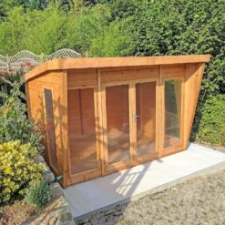 Shire 10 X 10ft Highclere Double Door Summerhouse -Garden Decorations and Ornaments Store 13505320 7394933734015447