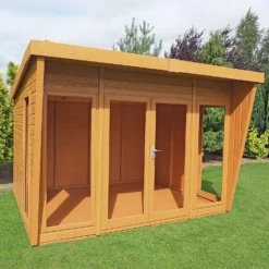 Shire 10 X 10ft Highclere Double Door Summerhouse - Including Installation -Garden Decorations and Ornaments Store 13505324 1214933734601605