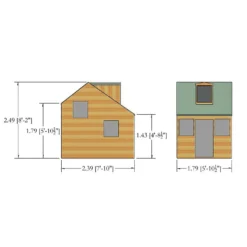 Shire 5 X 7ft Cottage Kids Wooden Playhouse -Garden Decorations and Ornaments Store 13505348 1314931993091456