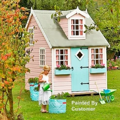 Shire 5 X 7ft Cottage Kids Wooden Playhouse -Garden Decorations and Ornaments Store 13505348 9804931993162940