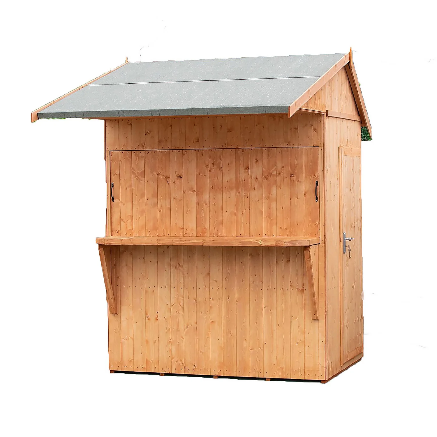 Shire 6x4ft Wooden Garden Bar 1 Shire 6x4ft Wooden Garden Bar