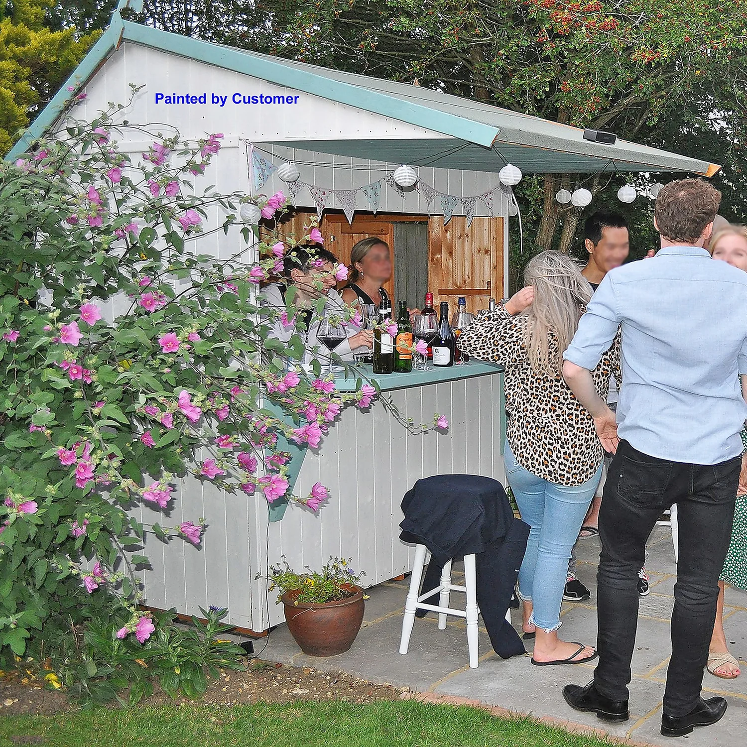 Shire 6x4ft Wooden Garden Bar 2 Shire 6x4ft Wooden Garden Bar - Image 2