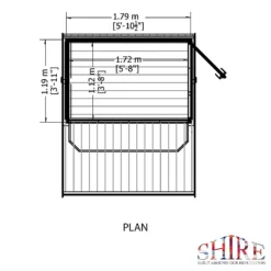 Shire 6x4ft Wooden Garden Bar 8 Shire 6x4ft Wooden Garden Bar -Garden Decorations and Ornaments Store 13508663 8794932699266079