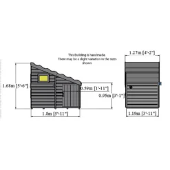 Shire 6x4ft Command Kids Playhouse - Including Installation -Garden Decorations and Ornaments Store 13508665 8074932698940393
