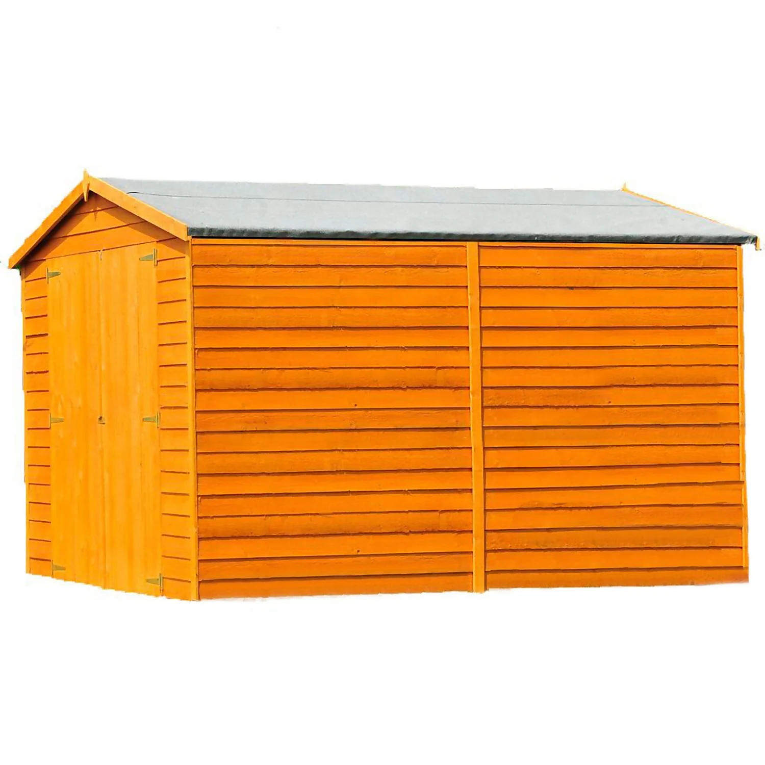 Shire 12x8ft Overlap Garden Shed No Windows - Including Installation 1 Shire 12x8ft Overlap Garden Shed No Windows - Including Installation