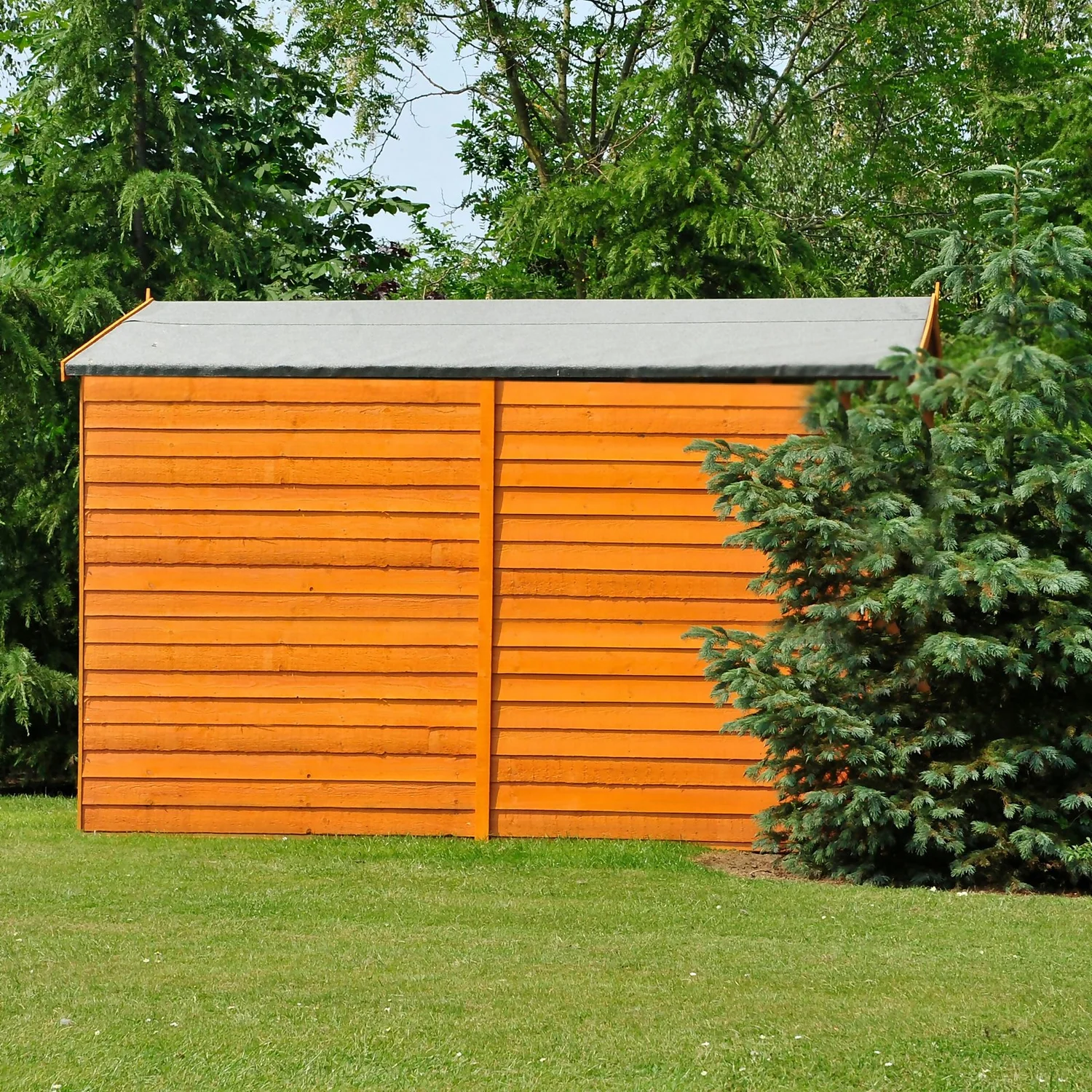 Shire 12x8ft Overlap Garden Shed No Windows - Including Installation 5 Shire 12x8ft Overlap Garden Shed No Windows - Including Installation - Image 5