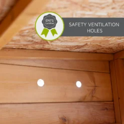 Country Living 8ft X 6ft Premium Colton Double Storey Playhouse With Veranda Painted + Installation - Aurora Green -Garden Decorations and Ornaments Store 13554908 1575012834499420