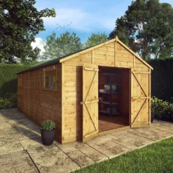 Mercia 18ft X 10ft Premium Shiplap Modular Workshop Shed - Including Installation 18 Mercia 18ft X 10ft Premium Shiplap Modular Workshop Shed - Including Installation -Garden Decorations and Ornaments Store 13555759 1114949336059266