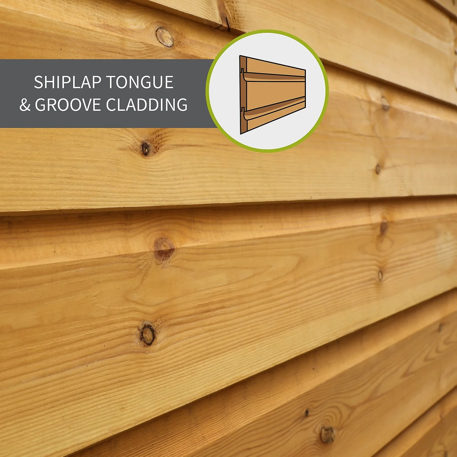 Mercia 18ft X 10ft Premium Shiplap Modular Workshop Shed - Including Installation 4 Mercia 18ft X 10ft Premium Shiplap Modular Workshop Shed - Including Installation - Image 4