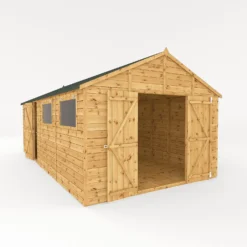 Mercia 20ft X 10ft Premium Shiplap Modular Workshop Shed - Including Installation -Garden Decorations and Ornaments Store 13555765 1334949338085940