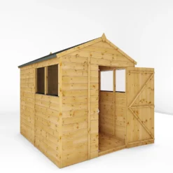Mercia 8ft X 6ft Premium Shiplap Apex Shed -Garden Decorations and Ornaments Store 13555773 1124949337438330