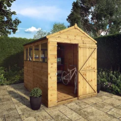 Mercia 8ft X 6ft Premium Shiplap Apex Shed -Garden Decorations and Ornaments Store 13555773 1414949337377760