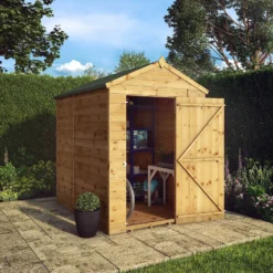 Mercia 7ft X 5ft Premium Windowless Shiplap Apex Shed -Garden Decorations and Ornaments Store 13555774 1494949335180833