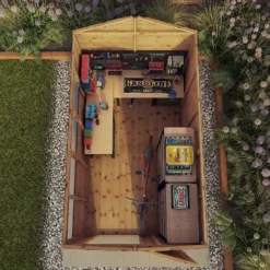 Mercia 10ft X 6ft Premium Shiplap Apex Shed - Including Installation -Garden Decorations and Ornaments Store 13555784 1734949338153566