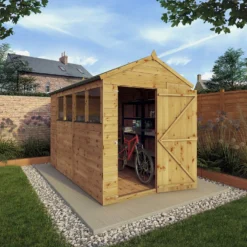 Mercia 10ft X 6ft Premium Shiplap Apex Shed - Including Installation -Garden Decorations and Ornaments Store 13555784 8034949338054920