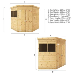 Mercia 7ft X 7ft Premium Shiplap Corner Shed 16 Mercia 7ft X 7ft Premium Shiplap Corner Shed -Garden Decorations and Ornaments Store 13555793 1594949334173160