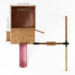 Mercia 4ft X 4ft Snug Wooden Playhouse With Tower - Installation Included 19 Mercia 4ft X 4ft Snug Wooden Playhouse With Tower - Installation Included -Garden Decorations and Ornaments Store 13555805 4235027846390181