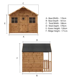 Mercia 5ft X 6ft Honeysuckle Wooden Playhouse - Installation Included 17 Mercia 5ft X 6ft Honeysuckle Wooden Playhouse - Installation Included -Garden Decorations and Ornaments Store 13555809 8604949337194538