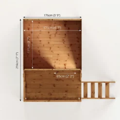 Mercia 5ft X 6ft Pent Wooden Playhouse With Tower 18 Mercia 5ft X 6ft Pent Wooden Playhouse With Tower -Garden Decorations and Ornaments Store 13555813 1314951147279458