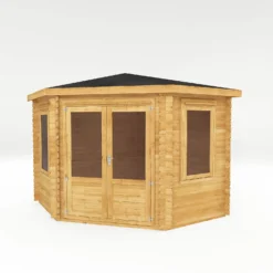 Mercia 3m X 3m Corner Log Cabin 28mm