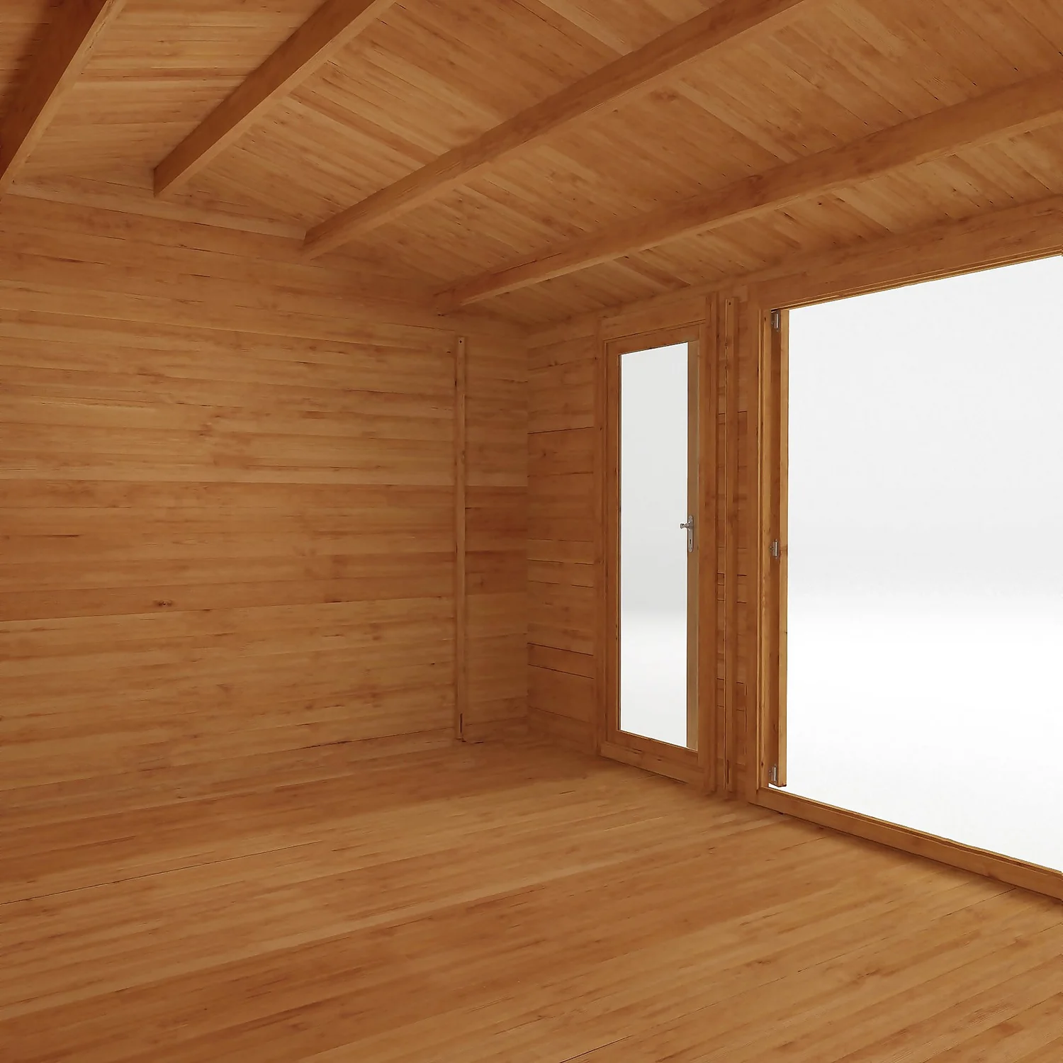 Mercia 5m X 4m Home Office Log Cabin 28mm 4 Mercia 5m X 4m Home Office Log Cabin 28mm - Image 4