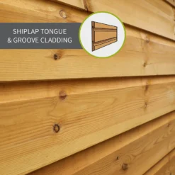 Mercia 12ft X 6ft Premium Shiplap Pent Shed - Including Installation -Garden Decorations and Ornaments Store 13555857 1964949334495138