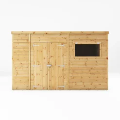 Mercia 12ft X 6ft Premium Shiplap Pent Shed - Including Installation -Garden Decorations and Ornaments Store 13555857 7934949335072974