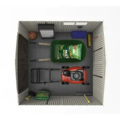 Lifetime Plastic Outdoor Storage Shed - 7x7ft -Garden Decorations and Ornaments Store 13660826 5414949045603859