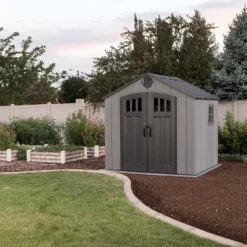 Lifetime Plastic Outdoor Storage Shed - 8x7.5ft 12 Lifetime Plastic Outdoor Storage Shed - 8x7.5ft -Garden Decorations and Ornaments Store 13660827 2104949053262331