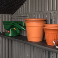 Lifetime Plastic Outdoor Storage Shed - 8x7.5ft 13 Lifetime Plastic Outdoor Storage Shed - 8x7.5ft -Garden Decorations and Ornaments Store 13660827 7584949053287834