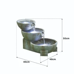 Stylish Fountain Oasis Water Feature With LEDs -Garden Decorations and Ornaments Store 13846043 8054962028273395