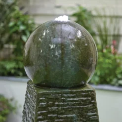 Stylish Fountain Obelisk Falls Water Feature With LEDs -Garden Decorations and Ornaments Store 13846044 1064962027900555