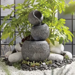 Stylish Fountain Illusion Falls Water Feature With LEDs -Garden Decorations and Ornaments Store 13846045 1784962027585657