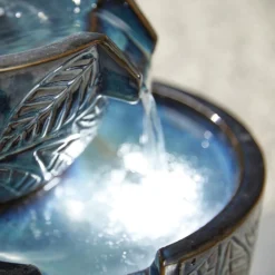 Stylish Fountain Fossil Leaf Water Feature With LEDs -Garden Decorations and Ornaments Store 13846049 9274962028283796