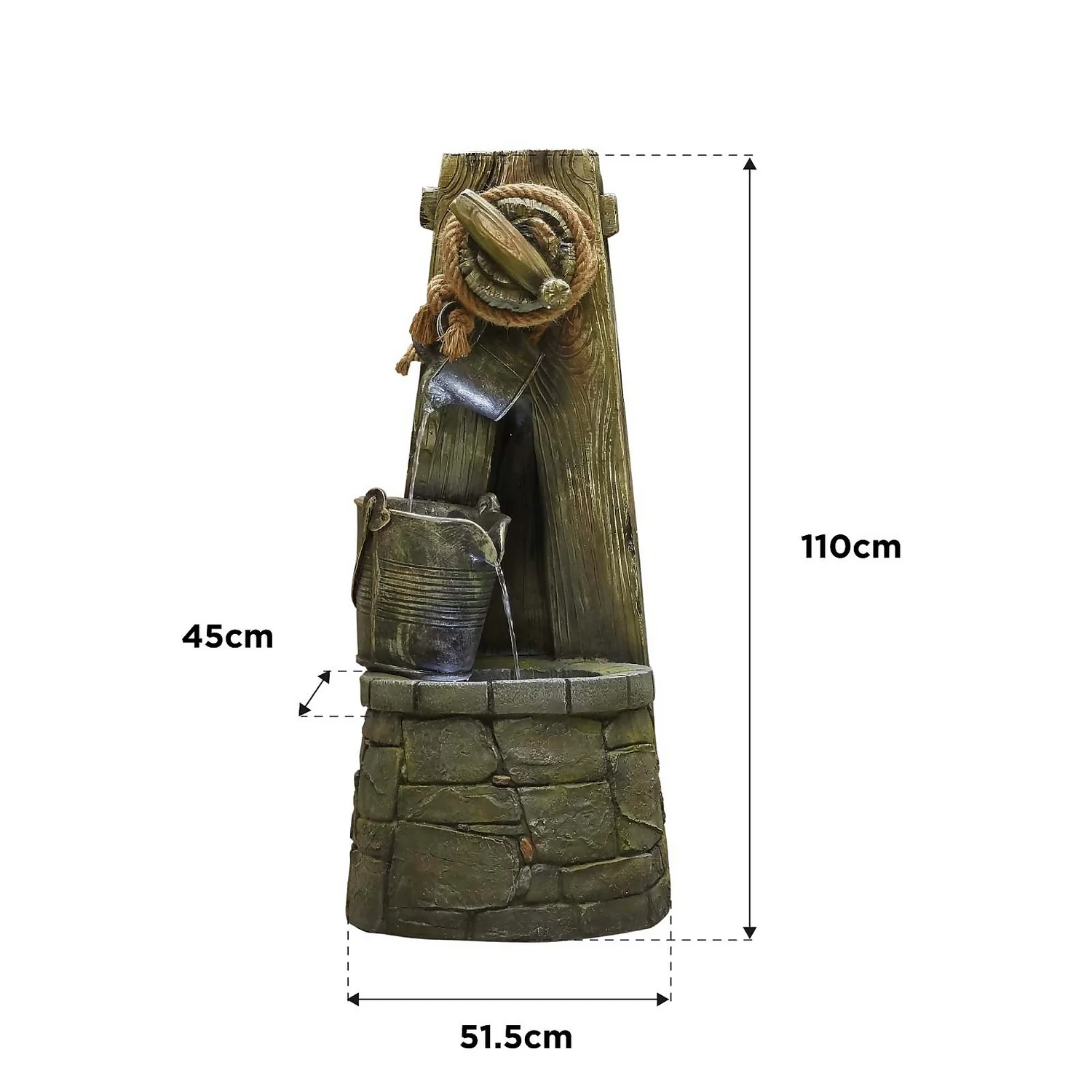 Stylish Fountain Enchanted Well Water Feature With LEDs 5 Stylish Fountain Enchanted Well Water Feature With LEDs - Image 5