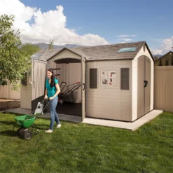 Lifetime 15 X 8ft Outdoor Storage Shed - Installation Included 8 Lifetime 15 X 8ft Outdoor Storage Shed - Installation Included -Garden Decorations and Ornaments Store 13911312 1254978027790847