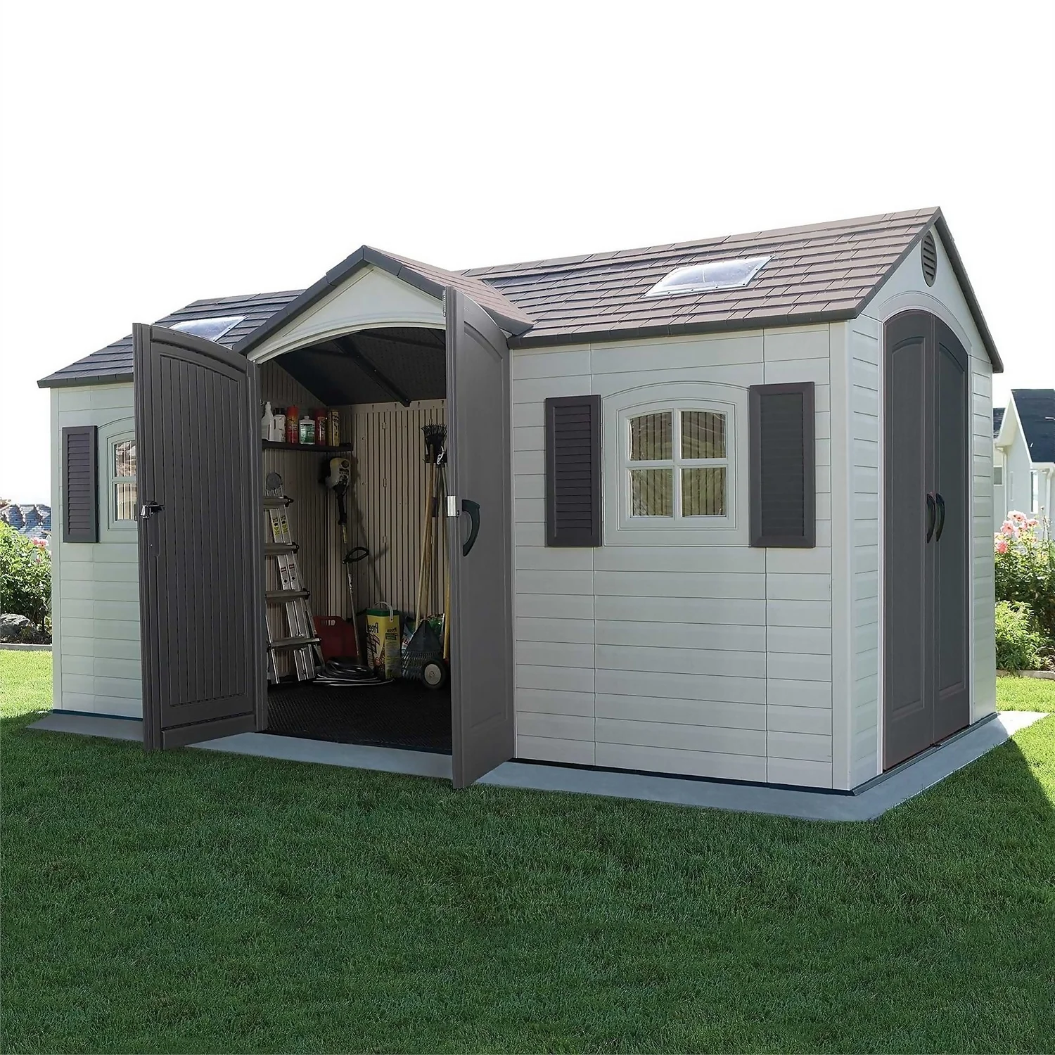 Lifetime 15 X 8ft Outdoor Storage Shed - Installation Included 2 Lifetime 15 X 8ft Outdoor Storage Shed - Installation Included - Image 2