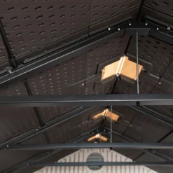 Lifetime 8x 12.5ft Plastic Outdoor Storage Shed - Installation Included -Garden Decorations and Ornaments Store 13911313 1244978028306232