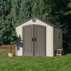Lifetime 8x 12.5ft Plastic Outdoor Storage Shed - Installation Included -Garden Decorations and Ornaments Store 13911313 1514978028152920