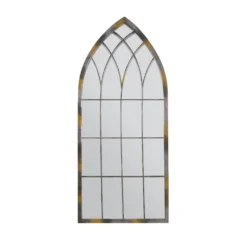 MirrorOutlet Rose Garden Rustic Arch Metal Garden Mirror- 115x50cm -Garden Decorations and Ornaments Store 13950554 1374987138969488