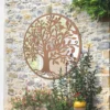 MirrorOutlet Stag Deer Round Garden Mirror - 100cm