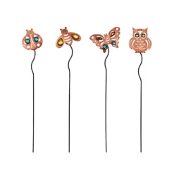 Homebase Stake Ornament - Copper Effect -Garden Decorations and Ornaments Store 13955516 8345014596880500