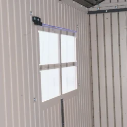 Lifetime 7x7ft Outdoor Storage Shed - Beige -Garden Decorations and Ornaments Store 13997407 1124999834936641