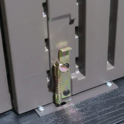 Lifetime 7x7ft Outdoor Storage Shed - Beige -Garden Decorations and Ornaments Store 13997407 2804999835113401