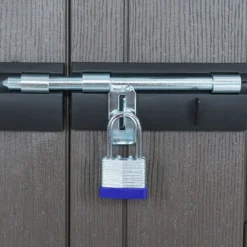 Lifetime 7x7ft Outdoor Storage Shed - Beige -Garden Decorations and Ornaments Store 13997407 5164999835067726