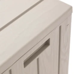 Toomax Bravo Garden Storage Box 270L - Warm Grey -Garden Decorations and Ornaments Store 13997481 1645004537221082