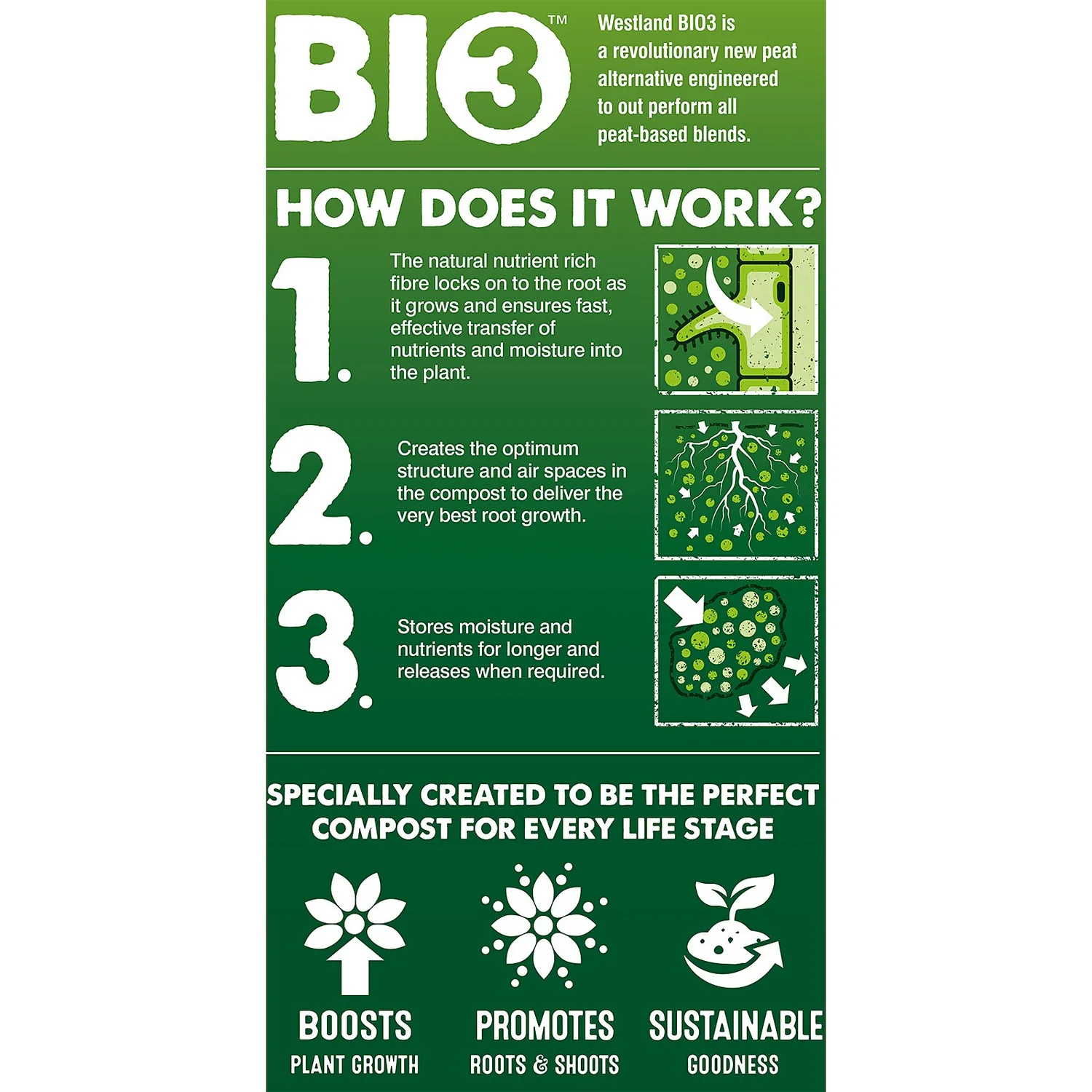 Westland Peat Free Multi-Purpose Compost With John Innes 50L 3 Westland Peat Free Multi-Purpose Compost With John Innes 50L - Image 3