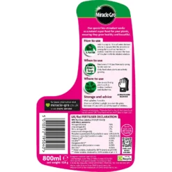 Miracle-Gro Azalea, Camellia & Rhododendron Concentrated Liquid Plant Food 800ml -Garden Decorations and Ornaments Store 14014511 9155034803081007
