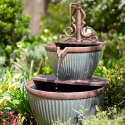 Stylish Fountain Irondale Pours Water Feature -Garden Decorations and Ornaments Store 14519355 1085050878502974