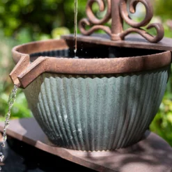Stylish Fountain Irondale Pours Water Feature -Garden Decorations and Ornaments Store 14519355 1825050878547047